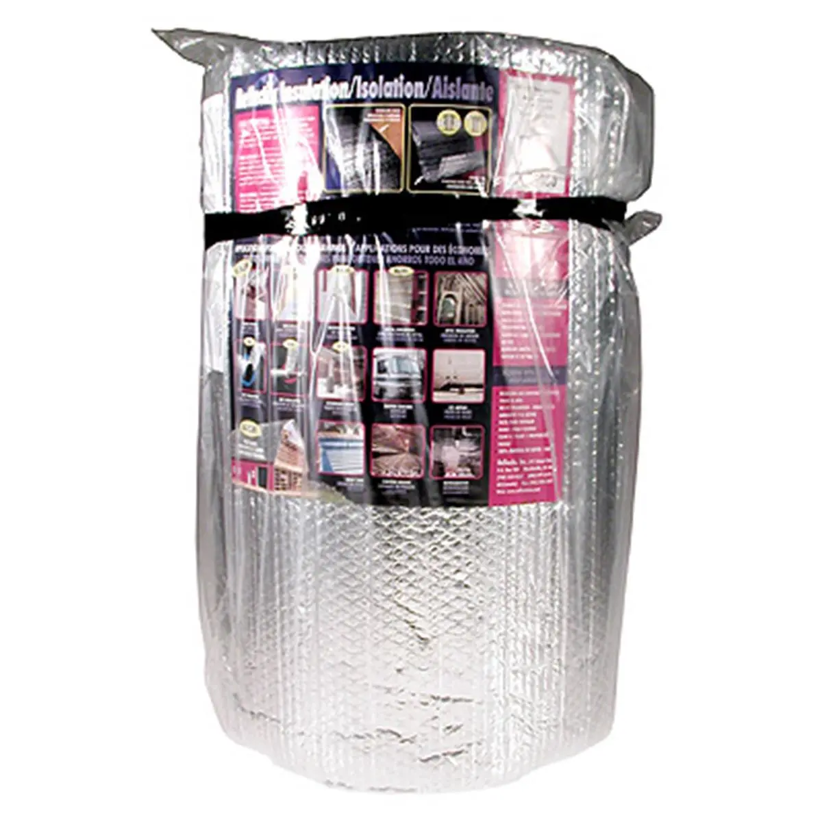212 MAIN Reflectix BP24050 Bubble Pack Insulation, 24 in. X 50 ft. Aluminum Foil, Lightweight Fiber-Free Easy-to-Install for Metal Buildings, Post-and-Frame Structures