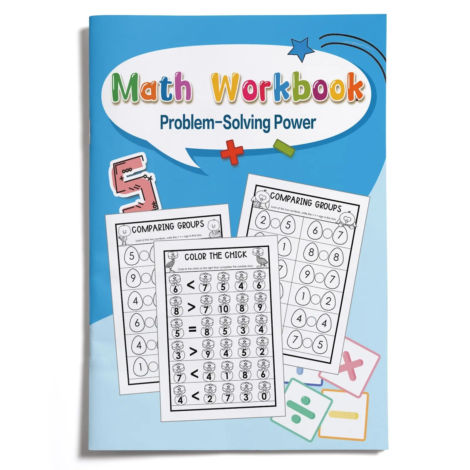 Preschool and Kindergarten Math Practice: Comparing Groups, Number Bonds, Doubles Addition, Cut-and-Paste Activities and Early Problem Solving