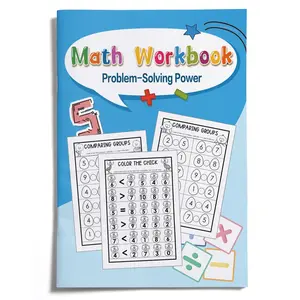 Preschool and Kindergarten Math Workbook for Kids, Comparing Groups, Doubles Addition, Number Bonds, Cut and Paste and Early Math Problem Solving