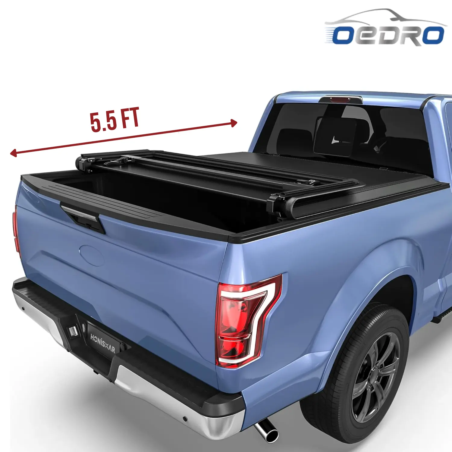 [Fits 2015-2026 Ford F-150] 5.5 Ft Bed, Soft Tri-fold Truck Tonneau Cover