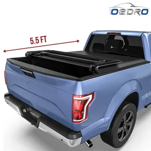 OEDRO [Fits 2015-2026 Ford F-150] 5.5 Ft Bed, Soft Tri-fold Truck Tonneau Cover