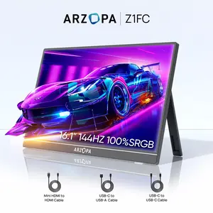 Live Only ARZOPA 16.1'' 100% sRGB 144Hz&60Hz Portable Gaming Monitor 1080P FHD Portable Monitor External Second Screen for Laptop,PC,PS5,Xbox,Switch