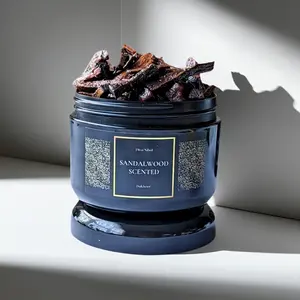 Sandalwood Scented Bakhoor Incense - Woody Aromatic Blend with Scented Oils, Relaxing Home Fragrance Freshener for Home Care