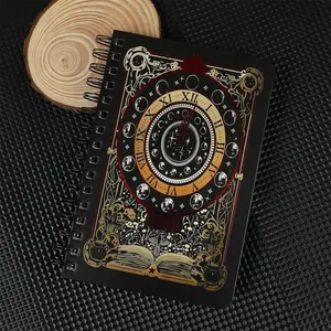 Hardcover 2026 Monthly Planner Notebook - 12-Month Organizer Journal with January to December Layouts, Goal Setting & Habit Tracking Pages, A5 Spiral Bound Agenda for Women & Men, Professional Office & Personal Use