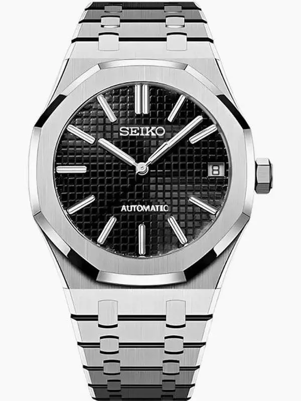 Hexagon Black Mod Watch