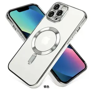 Protective Shockproof Case Cover For iPhone 16  iPhone /16 Plus / iPhone 16 Pro /  iPhone 16 Pro Max / With Camera Lens Cover (Silver)
