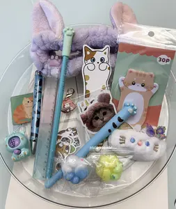 Mini Cat Kawaii Bundle Box – 8+ Items (Curated Set)