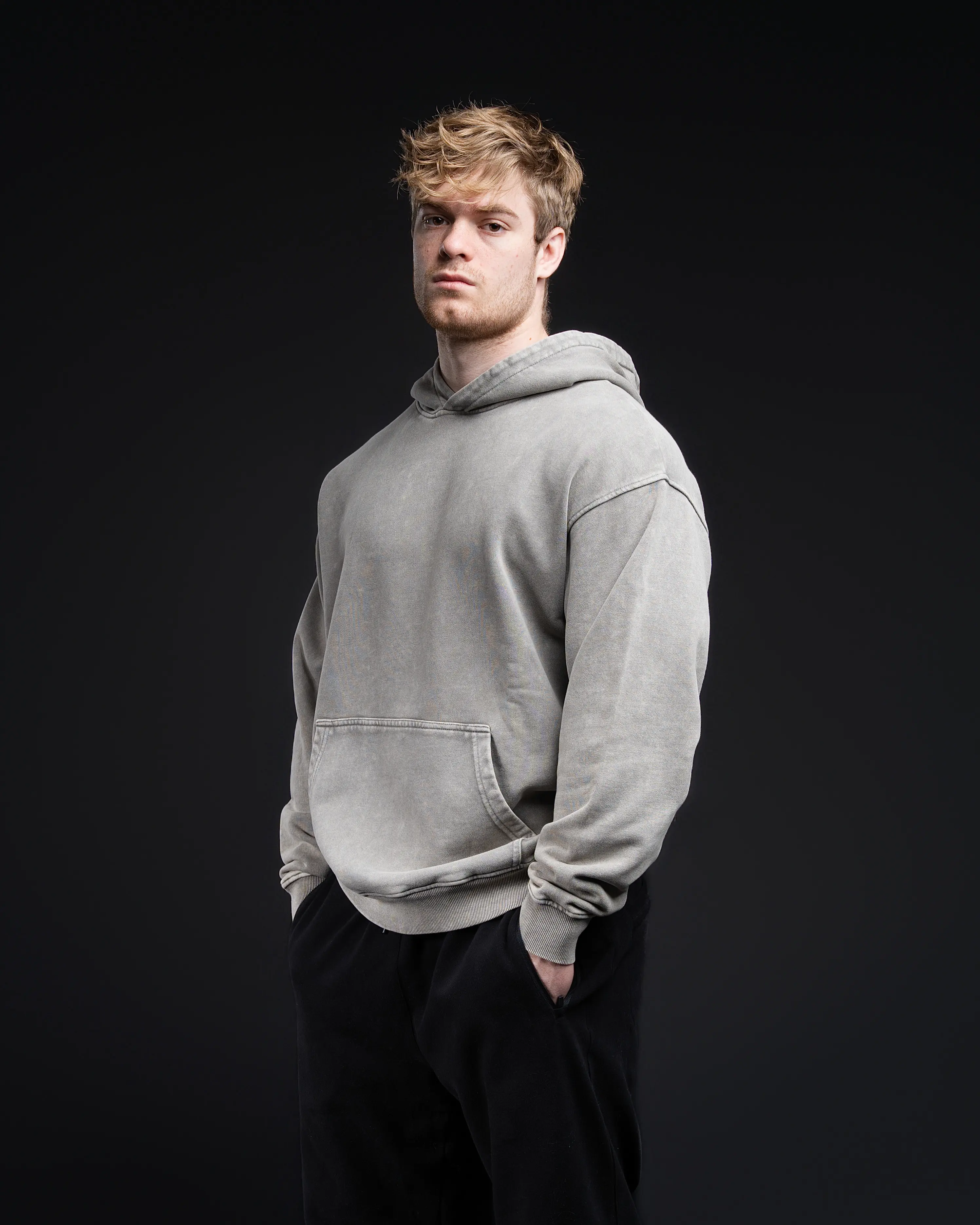 EKKO Blank Acid Wash Hoodie - 420 GSM 100% Cotton