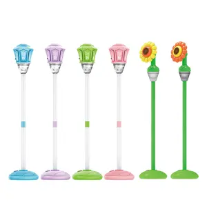 Explorinox 2-in-1 Detachable Bubble Machine with Music & Lights Adjustable Height 3-Section Pole for Kids Outdoor Fun Toy for Weddings Birthdays Camping Rechargeable Cordless Lithium Battery