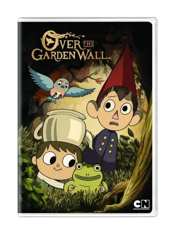 Over the Garden Wall Animated Miniseries (Single DVD) - Created by Patrick McHale, Cartoon Networks English Family Cartoon Video, Features Wirt, Greg, Beatrice, Ideal for Adventure Time Fans