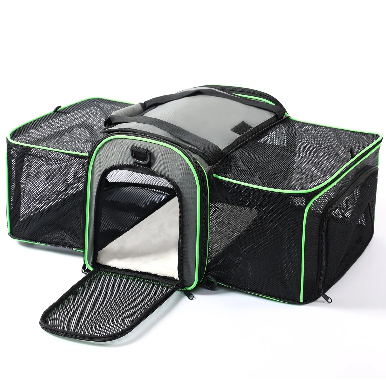 Gardner Pet Expandable Cat Carrier for Cats Up to 15 lbs