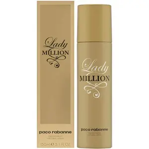 Lady Million by Paco Rabanne Deodorant for women 5.1 oz New in Box, Lemon, Luxury