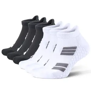 Mqamex 6 Pairs of Sports No Show Socks for Men and Women Terry Soles Absorb Sweat Breathable White Ankle Socks for Daily Wear Comfortable and Stylish Tubesocks Training Menswear Day Sporty heavy-duty cold weather outdoor sport sock thickened Athletic