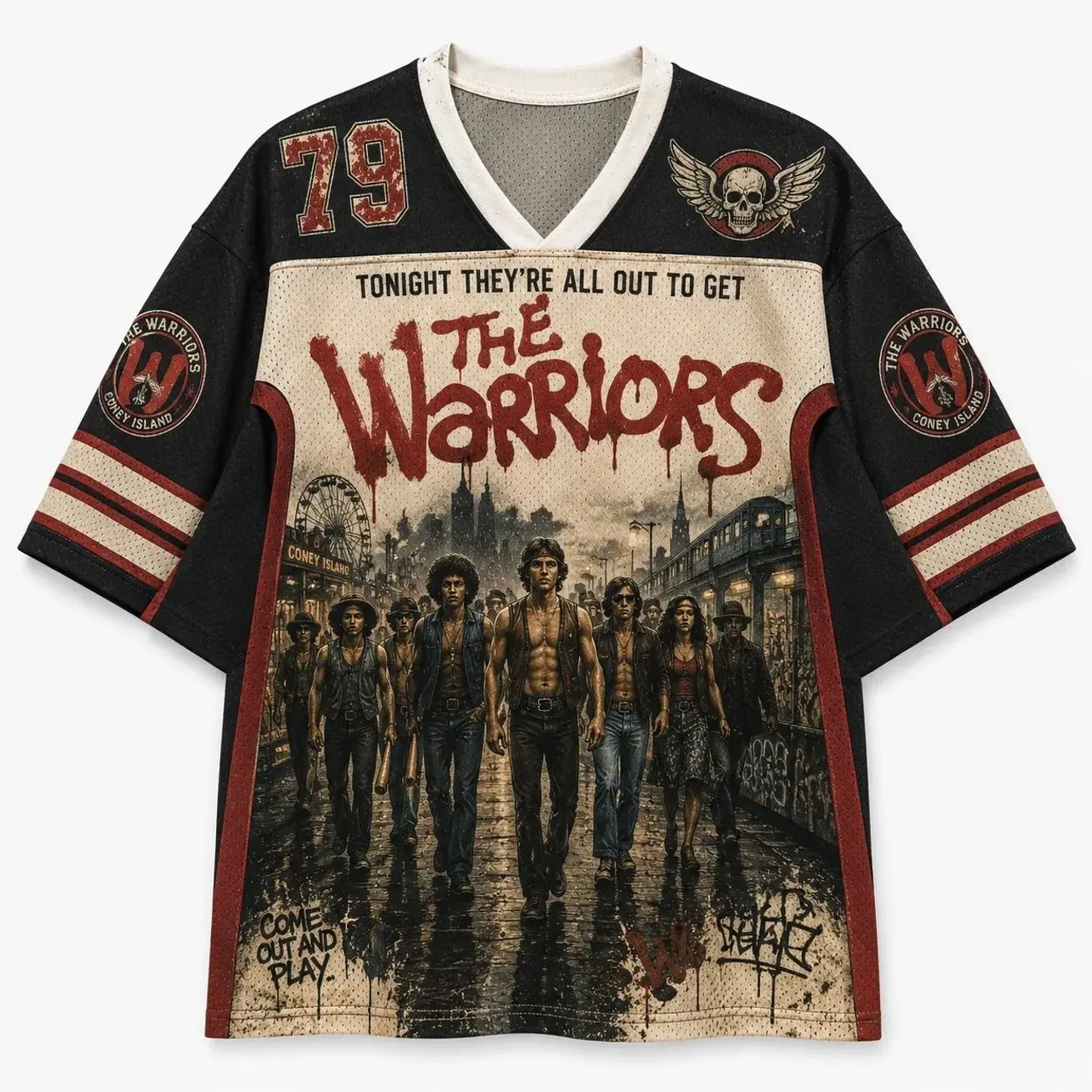 The Warriors movie Jersey Shirts FZL