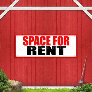 Space for Rent Indoor Outdoor Vinyl Banner Design