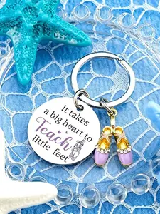 Thank You Dance Teacher Gift, Women's Dance Keychain, Student Teacher Gift, Her Christmas Present, Dancer Accessories