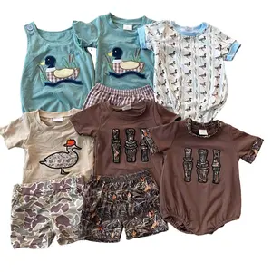 toddler boy outfit boy camo outfit mallard summer shorts set 2pcs hunting clothes