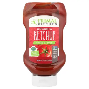 Primal Kitchen Organic Ketchup, Unsweetened, 1 lb 2.5 oz (524 g) Primal Kitchen Organic Ketchup, Unsweetened, 1 lb 2.5 oz (524 g)