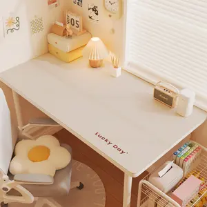 Large Gradient Silicone Desk Pad, Dopamine Style Writing Mat, Waterproof & Heat-Resistant Table Protector for Work, Study, and Gaming