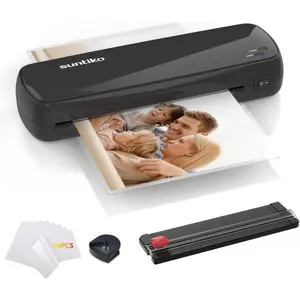4in1 Thermal Laminator Machine with  Quick Warm Up, Anti-Jam Technology for Documents,Photos&Posters,Perfect for Office,School,Home