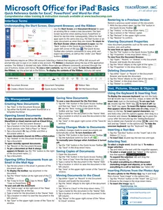 Microsoft Office for iPad Quick Reference Guide