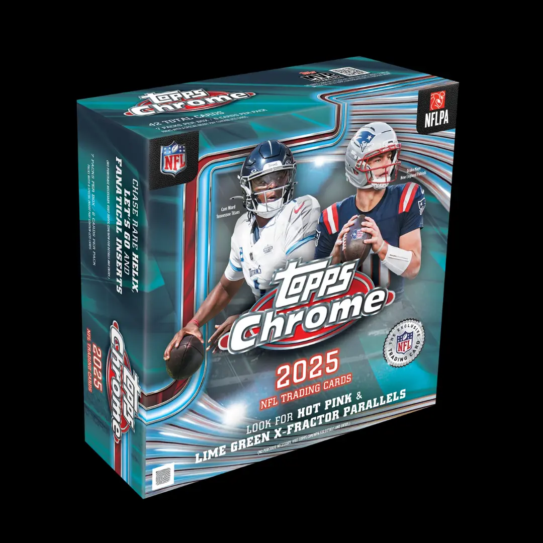 2025 NFL TOPPS CHROME MEGA BOX - X FRACTOR PARALLELS