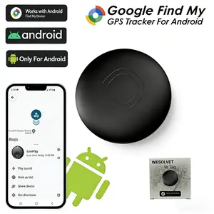 [Android ]GPS Tracker – Compact Mini Design, Weatherproof Casing, Anti-Lost Monitoring Device, Compatible with Google Location Service, Basic Functions Available Without Monthly Fees, IP67 Waterproof Rating, Reliable Long-Lasting Battery Performance