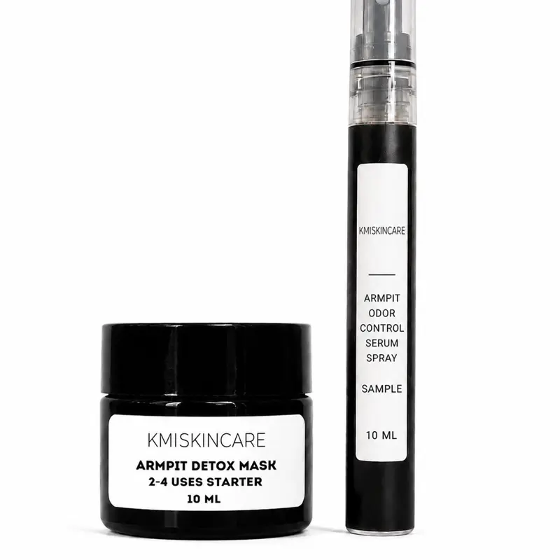 1-2 Use Small Tester Duo | Remove strong musty underarm odor, Brighten dark armpits, hydrate, softens skin made for all genders and skin types kids, teens, adults