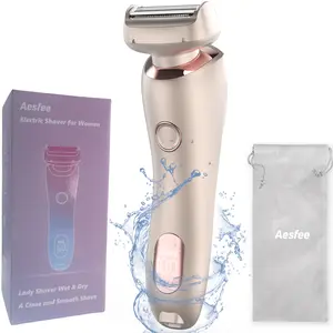 Electric Razors for Women Legs Arms Bikini Pubic Hair - Portable Electric Shaver for Women Painless and Smooth Shaving - Comfort Body Hair Trimmer