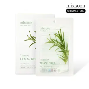 [mixsoon Official Shop] Daily Mask Pack Tuesday 1Pack (10EA) - Glass Skin Mask to refine and smooth skin texture, Korean Face Mask for Glass Skin