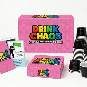 Drink Chaos: Wild Party Drinking Game for Social Gatherings, Group Entertainment