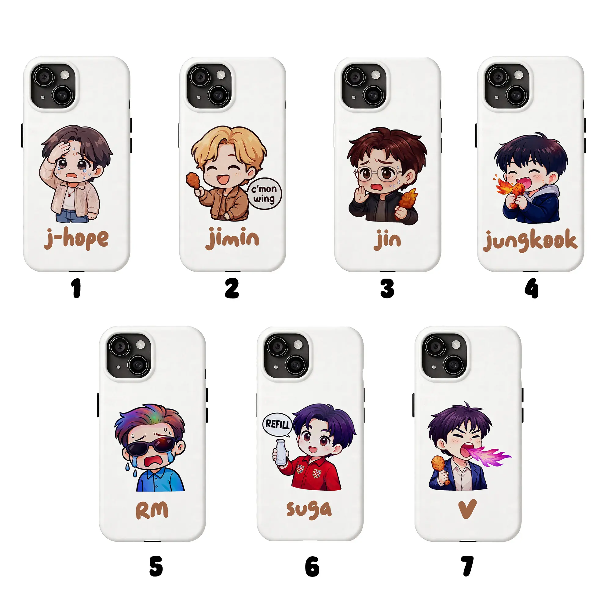 Kpop Phone Case Collection, Case Suitable for iPhone 17/16/15/14/13/12/11 Pro Max/Plus and Samsung Galaxy S23/22/23/24/25/26 Ultra, Gift for Fan