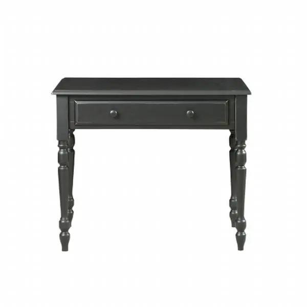 212 MAIN Becca Solid Hardwood Desk - Antique Look, Hand-Rubbed Finish, Drawers, Turned Legs, Home Office Furniture, Writing Table, Commercial Office Furniture