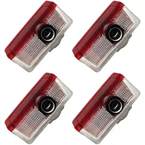 4Pc Door Sign Light LED Welcome Light Sign Light Suitable For Mercedes Benz W213 AMG GLA GLB GLC GLE GLS LED Car Lights