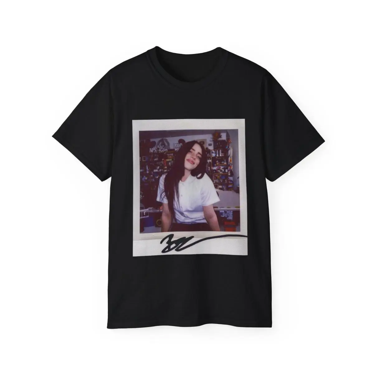 Eiliish Billie Vintage Graphic Tee, Women Graphic Tee Gift, Hip Hop Pop Graphic Tee, Celebrity Graphic Tee, Billie E Unisex