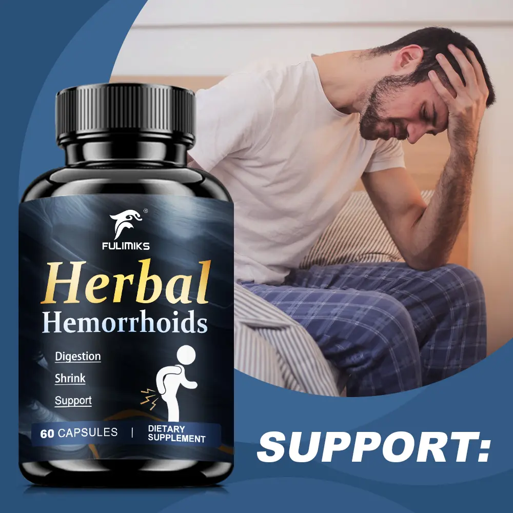Hem-Control - Fast Effective Hemorrhoid Treatment Supplement - Powerful Formula to Promote Symptom Relief, Shrinking of Hemorrhoids, Ease Discomfort - 60 Capsules