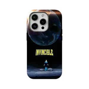 Anime protagonist invincible young hero film phone case, compatible with iPhone 12, 13, 14, 15, 16, and 17, drop-proof phone case.