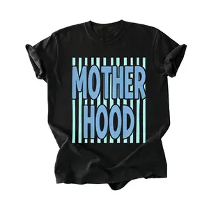 MOTHERHOOD PUFF and Striped Preppy MAMA mother's day T-Shirt or Tank Top