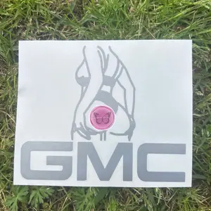 GMC Booty Decal, GMC Decal, Booty Decal, Car Decal, Truck Decal