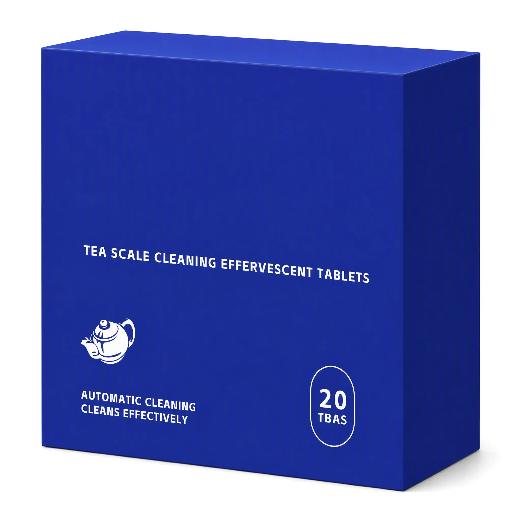 Tea Scale & Limescale Remover Effervescent Tablets, No-Scrub Multipurpose Descaling Cleaner for Kettles, Coffee Makers & Kitchen Appliances, Dissolves Stubborn Mineral Stains for Daily Maintenance