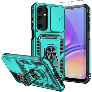 for Galaxy A16 5G Case,with Screen Protectors and Camera Cover,[Military Grade] 16ft.Drop Tested Cover with Magnetic Kickstand Protective Case for Samsung Galaxy16 5G, Mint