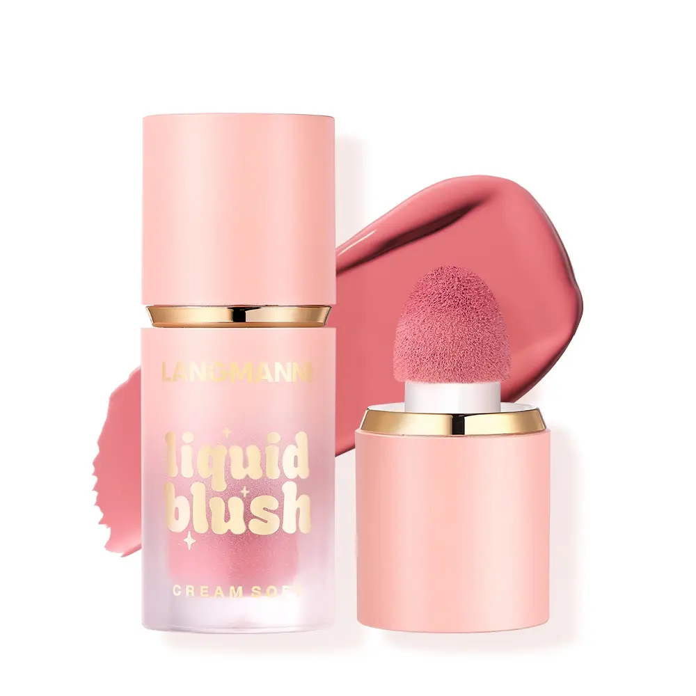 Long Lasting Blush Cream, Waterproof Blusher for Daily Makeup, Everyday Versatile Makeup, Multifunctional Makeup Products for Face & Lip, Facial Beauty Cosmetics, Lip Cheek Tint