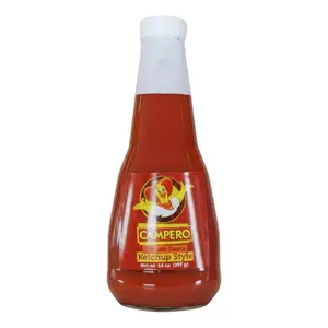 Campero Ketchup Sauce Salsa de Tomate 14 oz Authentic Central American Culture Flavor for Home Meals Ketchup Style