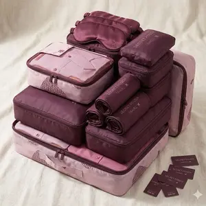 Voyager Compression Packing Cube System – 6 Piece Travel Organizer Set