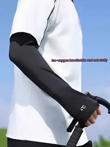 Unisex Ice Silk Breathable UV Protection Sleeves, Tight Fit Compression Design, Ideal for Golf, Basketball, Cycling, Fishing, Driving, Running, Sailing