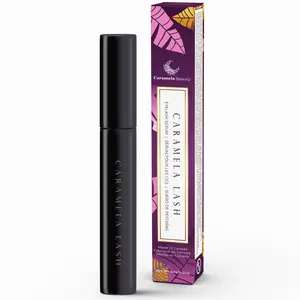 Caramela Lash Serum for Eyelash Growth - 6ml (3-4 Month Supply) - Peptide Complex & Vitamin B5 for Longer, Fuller, Thicker Lashes - Prostaglandin Free, Safe for Sensitive Eyes - Hyaluronic Acid & Aloe