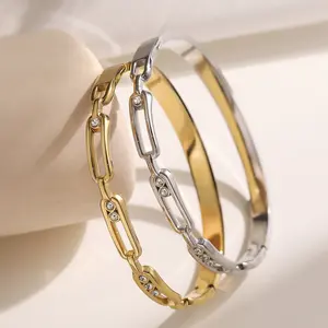 Classic Slidable For Women Wedding Day Gift Stainless Steel High Quality bracelet Jewelry Wholesale