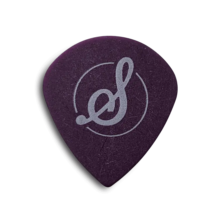 Stringjoy Grape Jazz Guitar Picks - 1.14mm Thickness, 10-Pack, Guitar & Gear Accessory, Pick Shape Music Accessory, Pick Shape Guitars & Gear Accessories