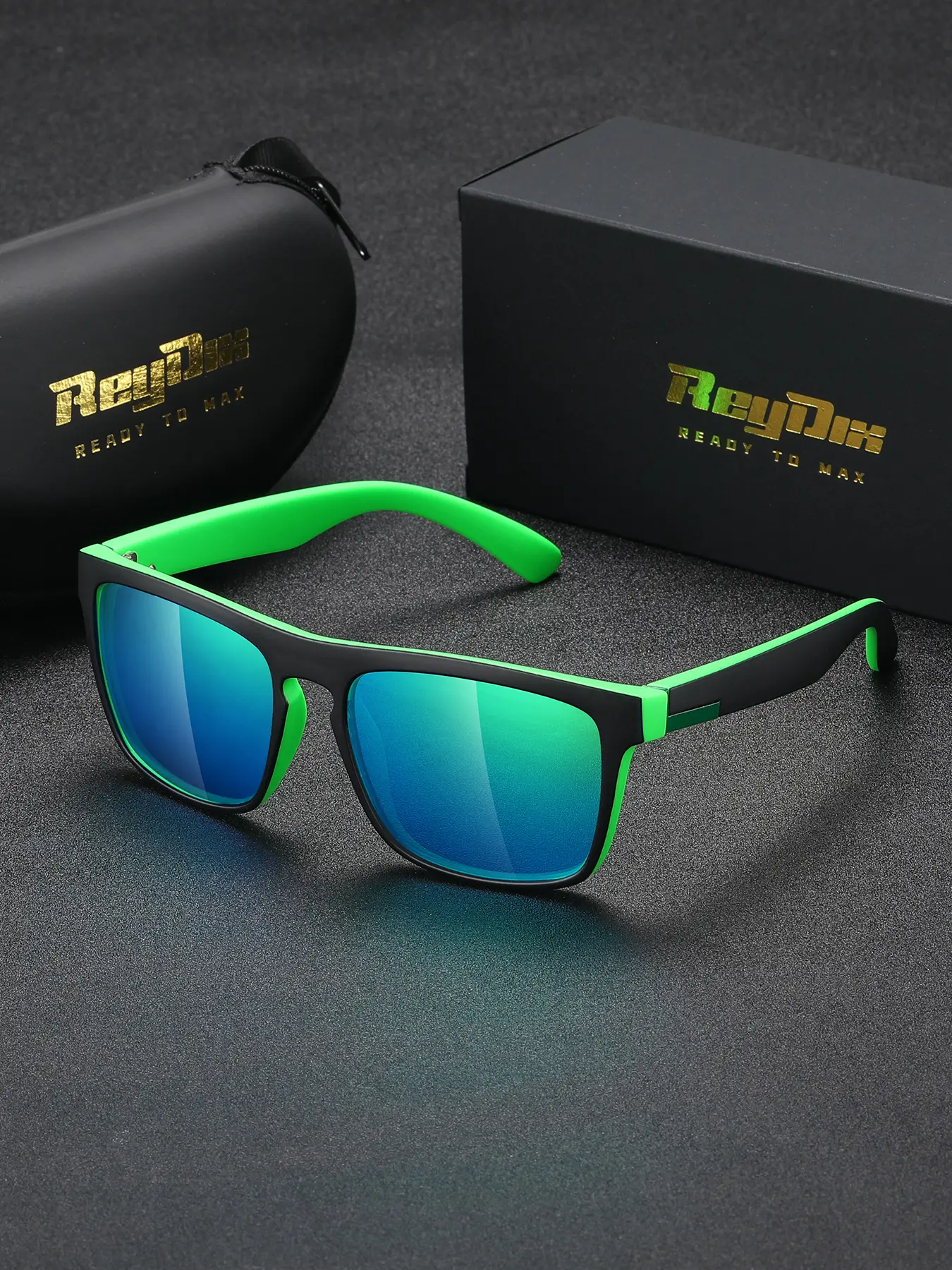 1 Piece Reydix Unisex Square Full Frame Sunglasses Trendy Styling Sunglasses Trendy Sporty Sunglasses redefining daily life UV400 Lightweight Durable Sunglasses