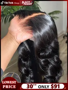 13x4 Glueless Wigs Body Wave Lace Wig Human Hair Ready To wear Wiogs Pre Cut Pre Plucked 6x4 7x5 Hd Transparent  Lace Closure Wig Brazilian Wig For Women 180% Density TikTokShopBlackFrida